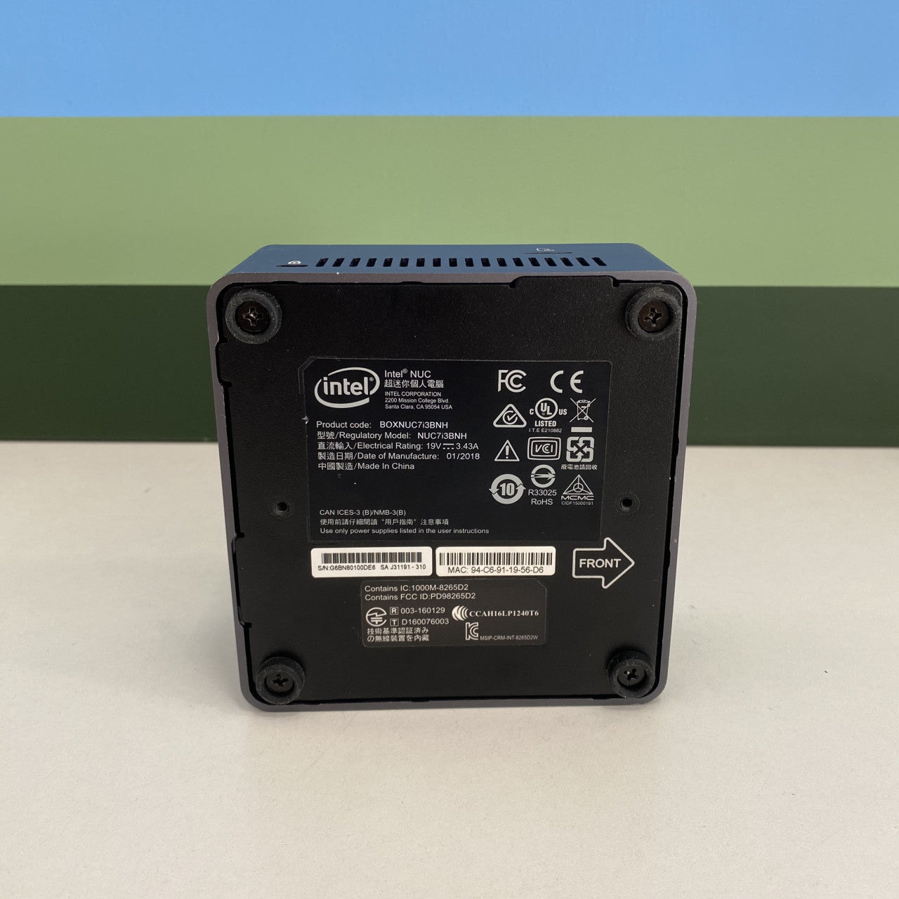 Intel NUC USFF i3-7100U 8/128GB
